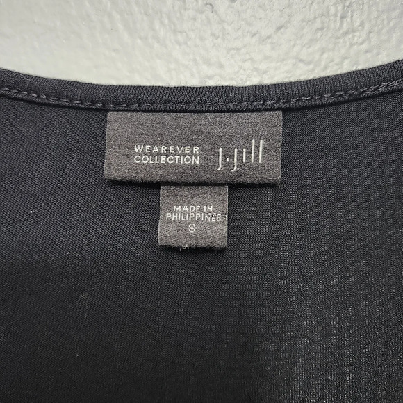 J.jill wherever collection women's black dress size S short sleeve - Picture 3 of 7